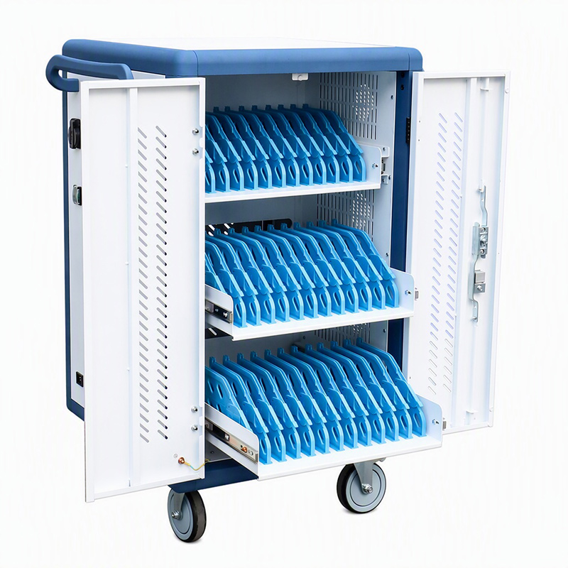 AD Aluminum alloy Series 36 way AC charging notebook charging cart