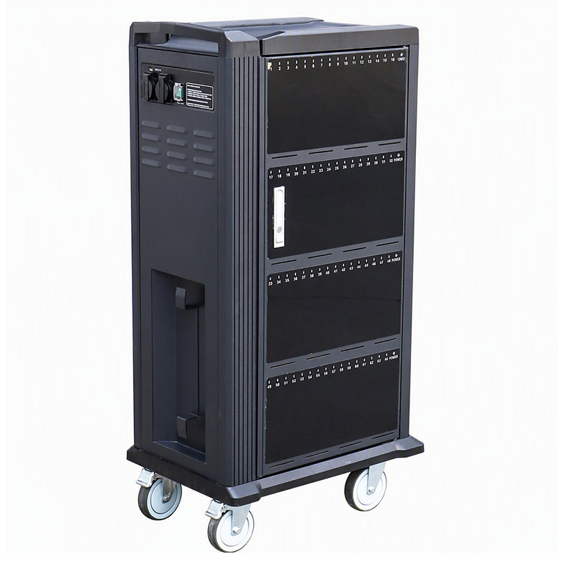 img of B Series 64-Slot Mobile Laptop Charging Cart with USB Hub