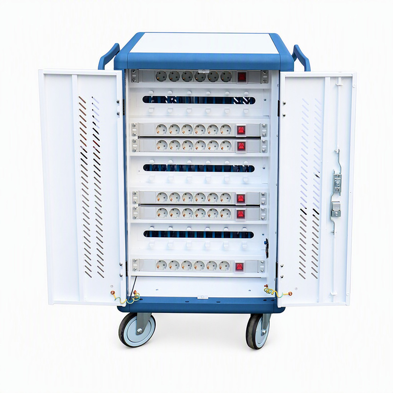 AD Aluminum alloy Series 36 way AC charging notebook charging cart