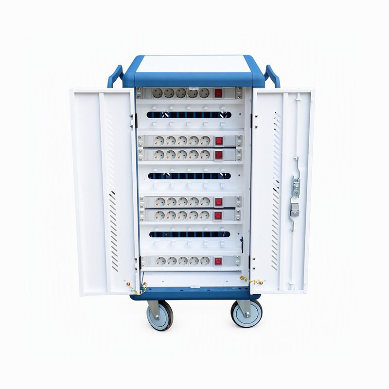 AD Aluminum alloy Series 30 way AC charging notebook charging cart