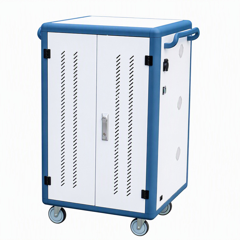 img of 30 way AC Laptop Charging Cart for Schools with Network