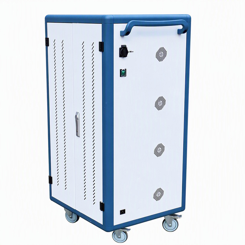 AD Aluminum alloy Series 40 way AC charging charging cart with Drawer