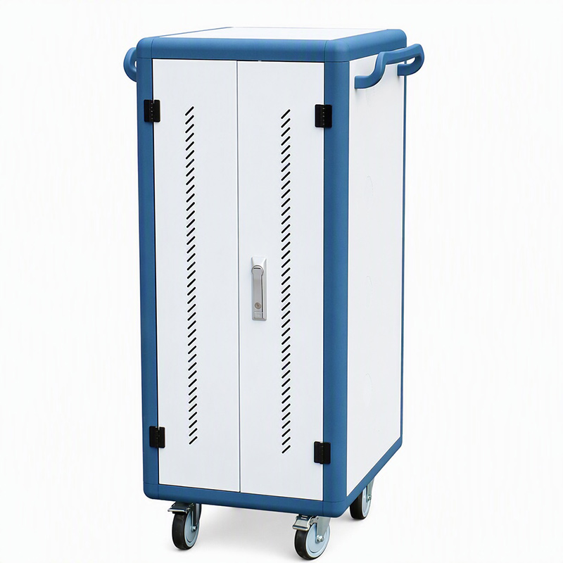 img of 40 way AC Laptop Charging Station Cart with Drawers