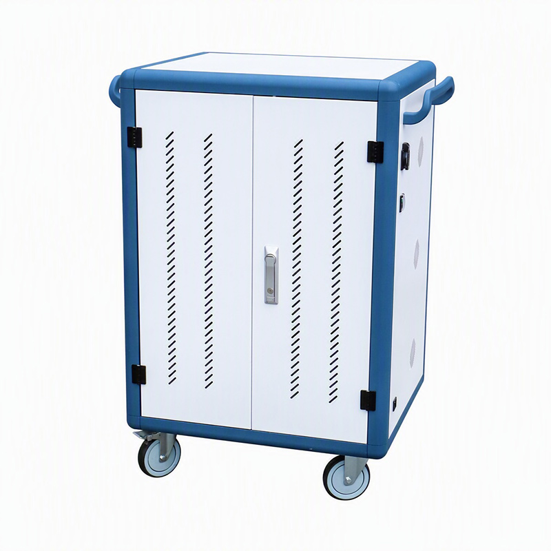 img of 30 way AC /USB A Laptop Charging Storage Cart for 30 Devices