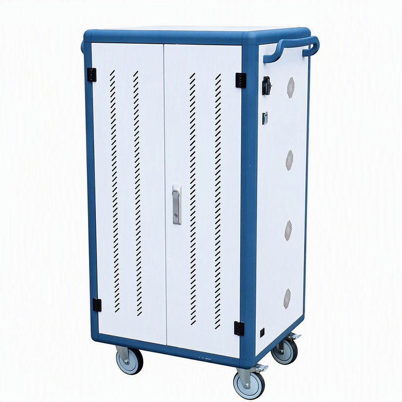 img of 40 way AC /USB A Laptop Storage Trolley with Wheels Mobile Cart