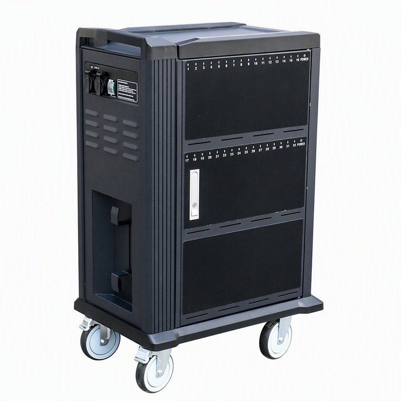 img of B Series 32-Slot Laptop Storage Cart with Wheels Lockable