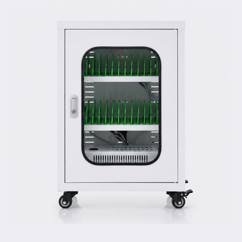 img of 30-Slot Dual-Tier cell charging lockers