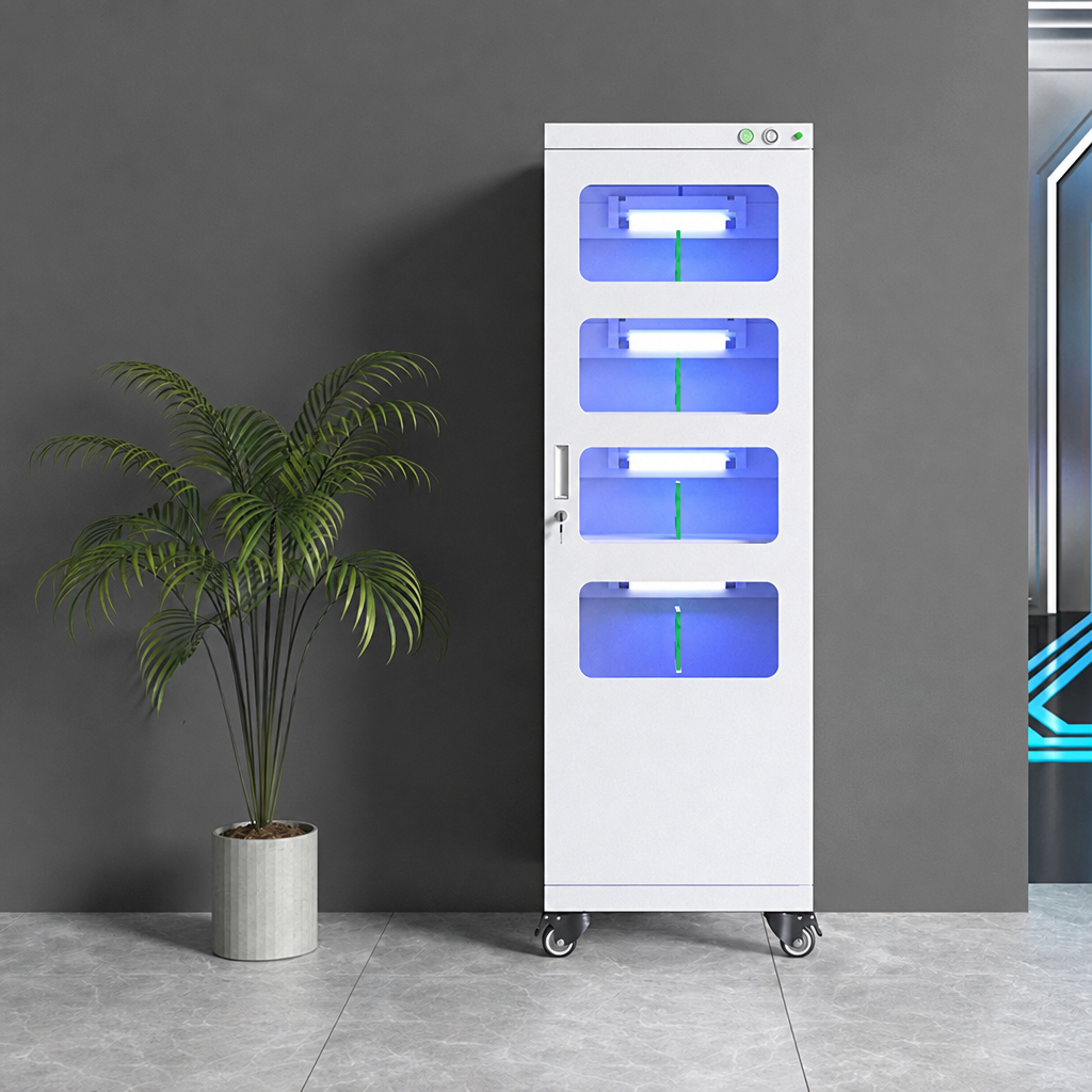 LK-VR Smart VR Headset Charging & Disinfection Cabinet Series