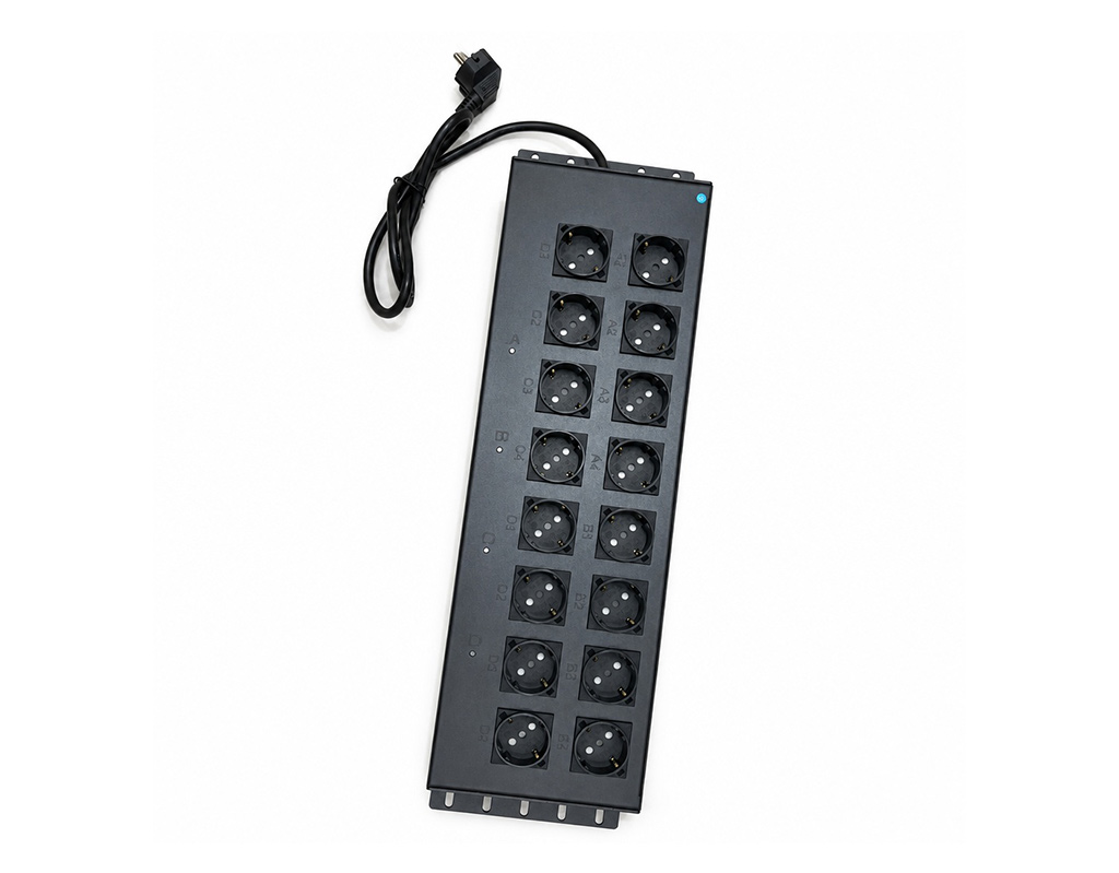 Smart PDU power distribution for desktop countertop phone charging locker station LK-PH20