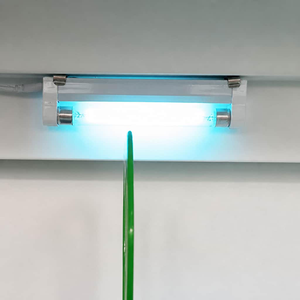 UV and ozone disinfection lamp feature for smart VR headset charging cabinet