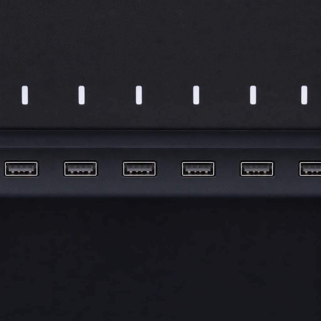 Built-in USB-A, Type-C, and AC charging modules for 16-slot tablet charging station Built-in USB-A, Type-C, and AC charging modules for 16-slot tablet charging station